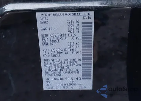 2017 Infiniti Qx60 from USA, damaged, VIN 5N1DL0MM3HC518440